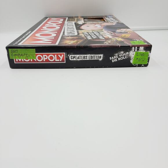 2017 Monopoly Cheaters Edition (Penguin T-Rex Cat Tokens) PRE-OWNED, COMPLETE - Picture 7 of 9